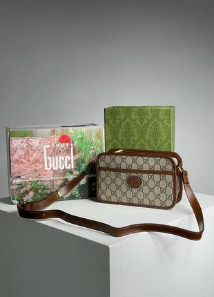 Сумка жіноча в стилі 👜 gucci mini bag with interlocking g