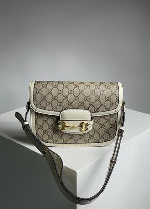 Сумка женская в стиле 👜 gucci horsebit 1955 small shoulder bag6 фото