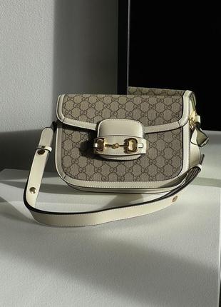 Сумка женская в стиле 👜 gucci horsebit 1955 small shoulder bag8 фото