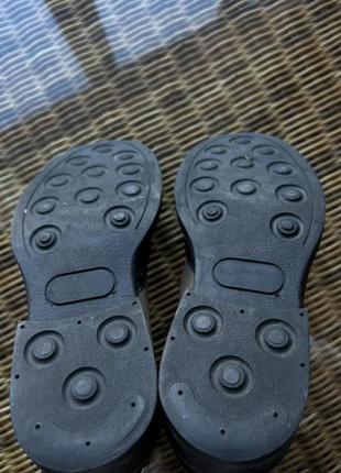 Шкіряні чоботи челсі mauro giuli оригінальні бежеві чорні4 фото