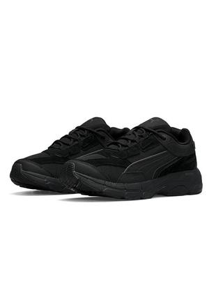 Мужские кроссовки puma teveris nitro black white (пума теверис нитро)7 фото