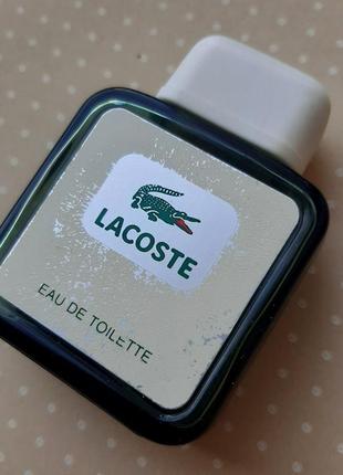 Флакон пустой миниатюр lacoste винтаж туал вода парфюм декор коллекц духи раритет2 фото