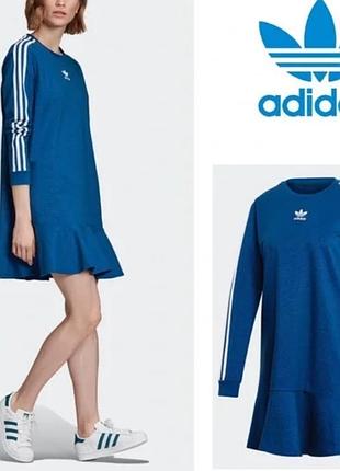 adidas instagram сукня з рукавом, плаття вільного крою, спортивна сукня, плаття в спортивному стилі
