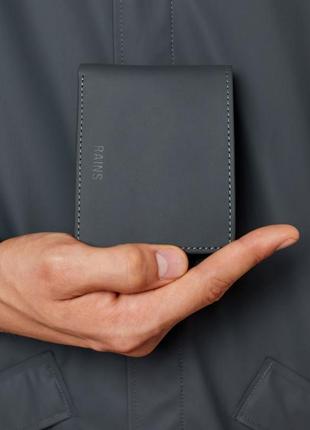 Водонепроницаемый мужской кошелек портмоне folded wallet 16600 slate rains2 фото