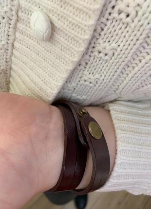 Женские часы с кожаным ремешком - cl double5 фото
