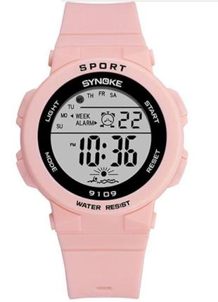 Спортивний жіночий годинник — sanda pink4 фото