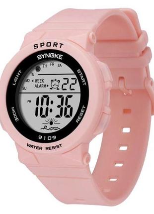 Спортивний жіночий годинник — sanda pink3 фото