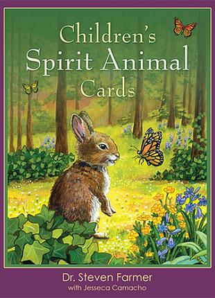 Дитячі картки дух животних — childrens spirit animal cards — blue angel bm