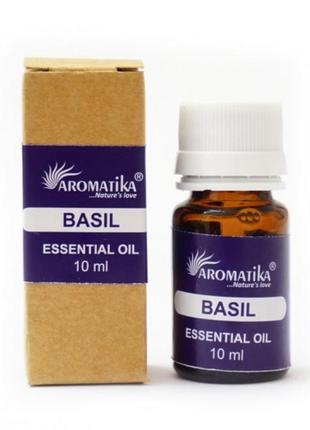 Ароматическое масло базилик aromatika 10мл. bm