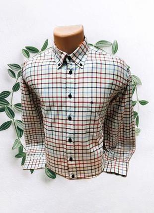 Универсального дизайна удобная рубашка в яркую клетку бренда из швеции park lane