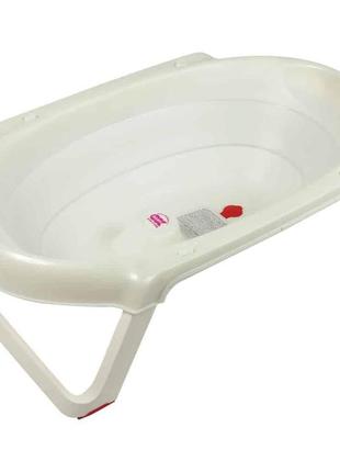 Ванночка дитяча анатомічна ok baby onda slim, колір білий (38951600)