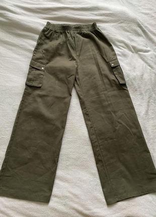 Штани карго з накладними кишенями plt, розмір м2 фото