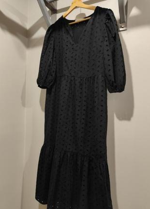 Бавовняне плаття з об'ємними рукавами від f&amp;f5 фото