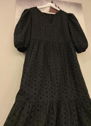 Бавовняне плаття з об'ємними рукавами від f&amp;f6 фото