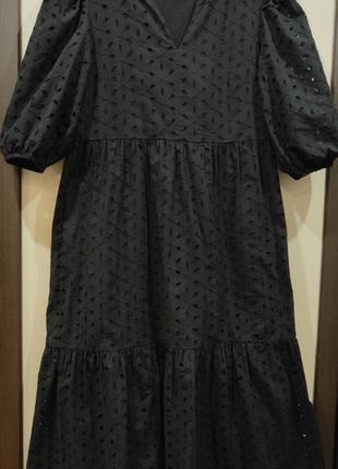 Бавовняне плаття з об'ємними рукавами від f&amp;f2 фото