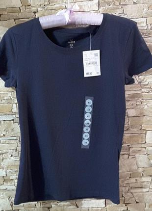 Футболка, тёмно-синяя, xs, c&a, нидерланды