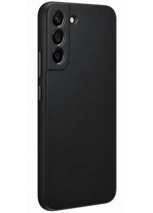 Чехол кожаный противоударный leather cover ef-vs906lbegru для samsung galaxy s22 plus (6.6") black3 фото