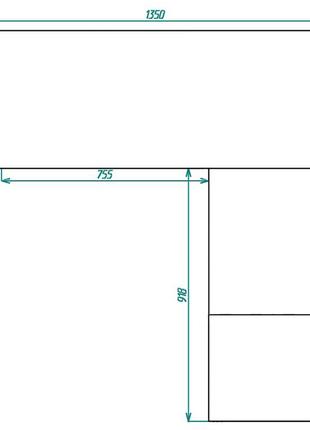 Стол-комод трансформер shiron loft белый бетон с 3 ящиками смарт раскладные....