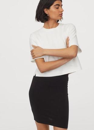 Новая юбка трикотажная, разм. м от h&m