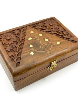 Скринька рожеве дерево (17,5х13х6,5 см)