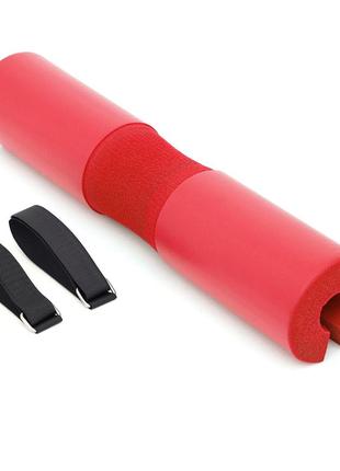 Накладка (бампер) на гриф cornix barbell pad xr-0211 red