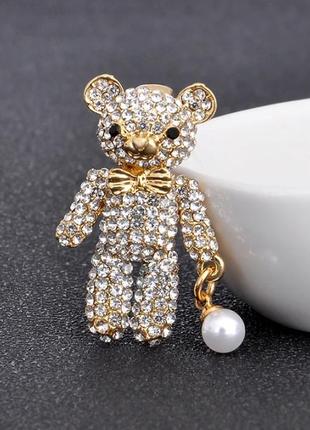 Брошка/шпилька ведмідь, ведмежатко