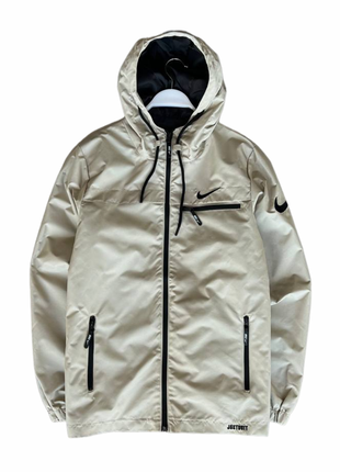 Мужская плащевка nike raincoat a001 milk white.1 фото