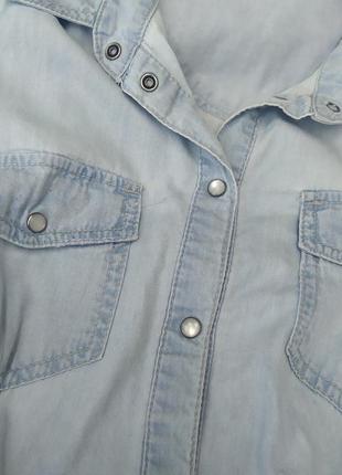 Идеально универсальная джинсовая рубашка классика4 фото