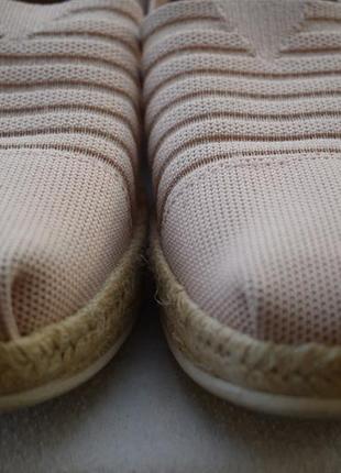 Стильные фирменные мокасины летние туфли слипоны эспадрильи skechers memory foam р. 39 25,5 см3 фото