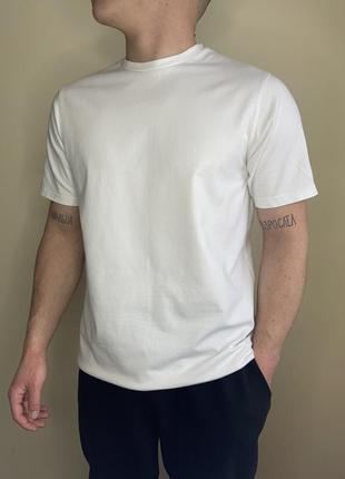 Біла базова футболка dickies, дікес, оригінал, однотонна, тішка, бавовняна, оверсайз, вільний крій2 фото