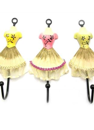 Вешалка-ключница для одежды "манекен" (28х13х13 см)