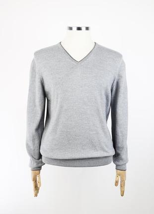 Gran sasso  мужской шерстяной пуловер, свитер, джемпер