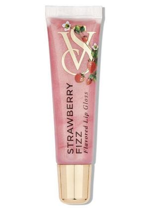 Блеск для губ victoria’s secret strawberry fizz flavored lip gloss