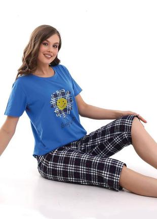 Пижама капри и футболка хлопок m2071 s
