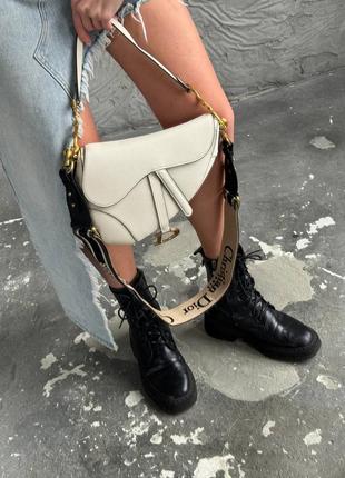 Сумка діор сідло шкіра