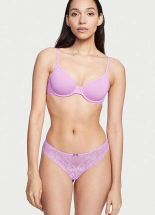 Кружевные трусики стринги victoria secret m