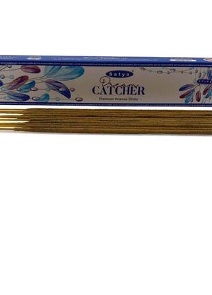 Dream catcher premium incence sticks (ловец снов)(satya) пыльцовое благовоние 15 гр