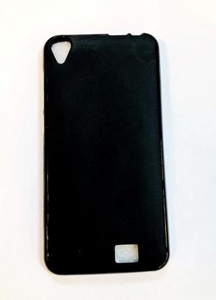 Силиконовый чехол на телефон homtom ht 16 черного цвета