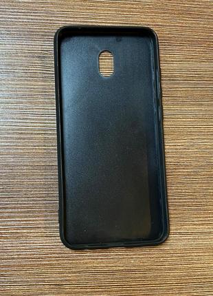 Чохол-накладка на телефон xiaomi redmi 8а чорного кольору3 фото