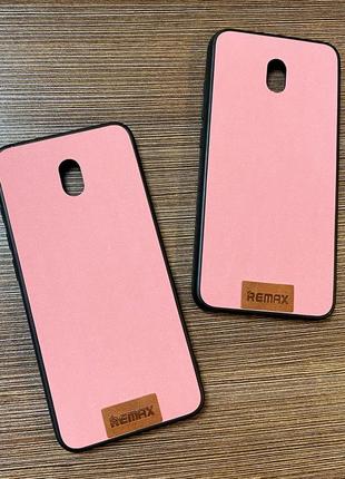Чохол-накладка на телефон xiaomi redmi 8a рожевого кольору