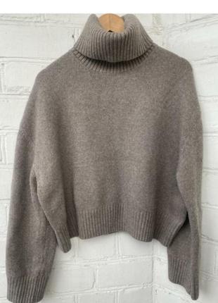 Теплий стильний  светр оверсайз від h&m р.s7 фото