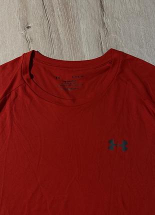 Чоловіча червона футболка under armour xl2 фото