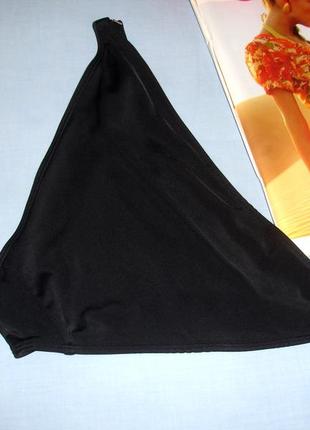 Низ від роздільного купальника трусики жіночі плавки розмір 44-46 / 10 однотонний чорний2 фото
