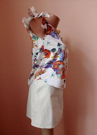 Блуза с валанами на рукавах размер s.7 фото