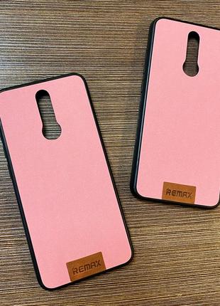 Чохол-накладка на телефон xiaomi redmi 8 рожевого кольору