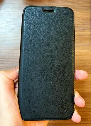 Чохол-книжка на xiaomi redmi note 8t чорного кольору