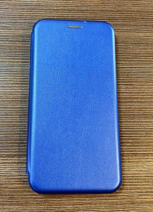 Чехол-книжка на телефон samsung m30s синего цвета3 фото
