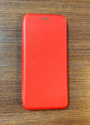Чехол-книжка на телефон tecno spark 8с красного цвета3 фото