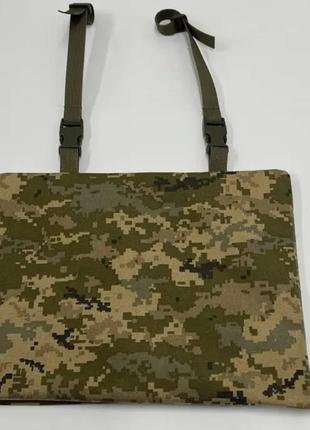 Каремат 28x38 см з балістичним пакетом 1 клас захисту піксель