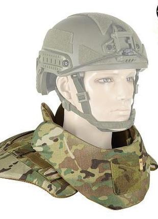 Захист шиї м-тас з балістичними пакетами 1 клас захисту мультикам6 фото